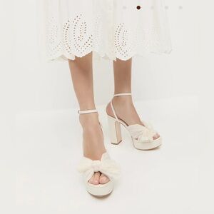 BRIDAL Loeffler Randall Cream Heels
